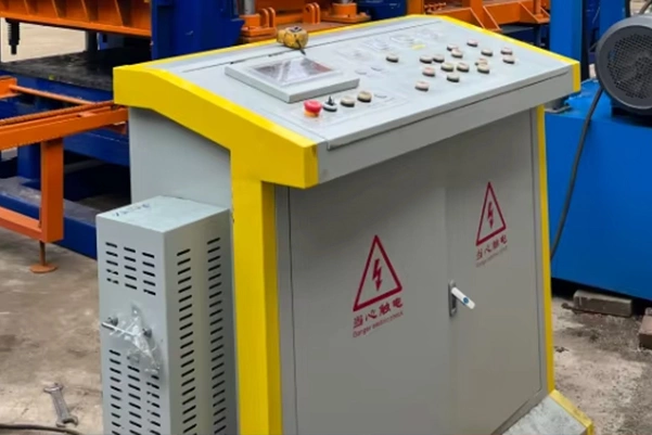 PLC automatic control cabinet for QT12-15 fully automatic concrete block making machine