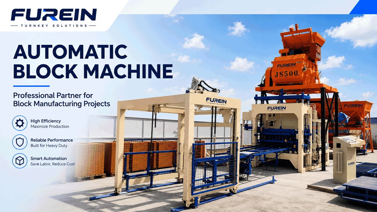 Fully Automatic Hydraulic Block Production Line with turnkey solution