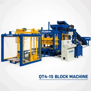 QT4-15 automatic concrete block making machine for brick production