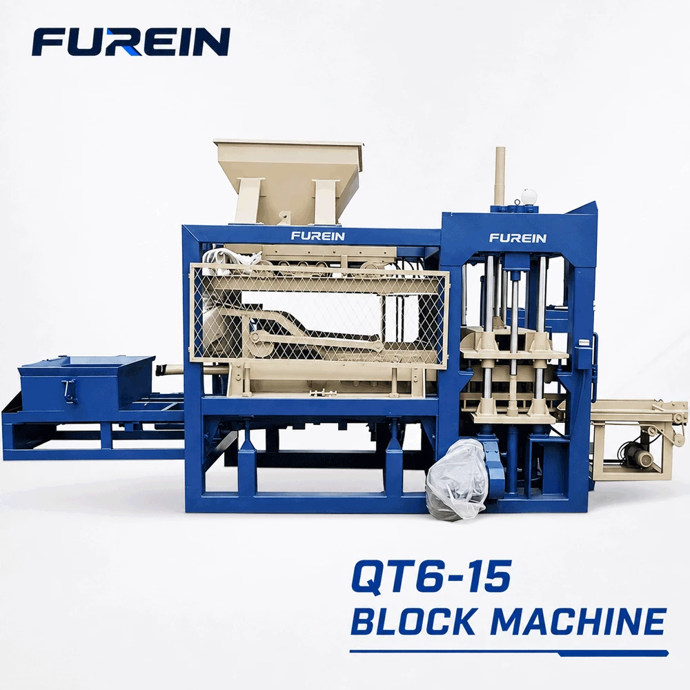 QT6-16 fully automatic hydraulic concrete block making machine