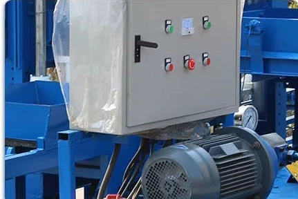 Electric control cabinet and driving motor of QT3-20 color paver block machine