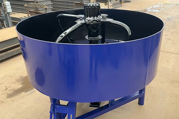 JW500 pan type concrete mixer for block production line